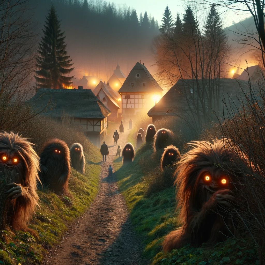 Pohádkové bytosti, strašidla, umělá inteligence, AI