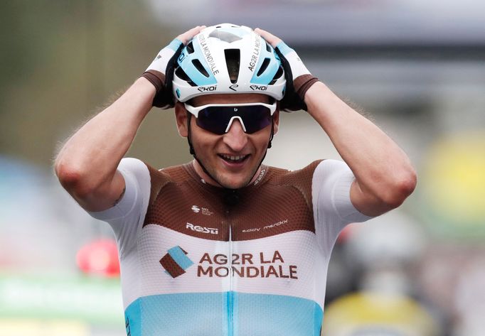 Cycling - Tour de France - Stage 8 - Cazeres-sur-Garonne to Loudenvielle - France - September 5, 2020. AG2r La Mondiale rider Nans Peters of France wins the stage. REUTER