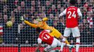 Soccer Football - Premier League - Arsenal v Chelsea - Emirates Stadium, London, Britain - December 29, 2019 Arsenal's Pierre-Emerick Aubameyang scores their first goal