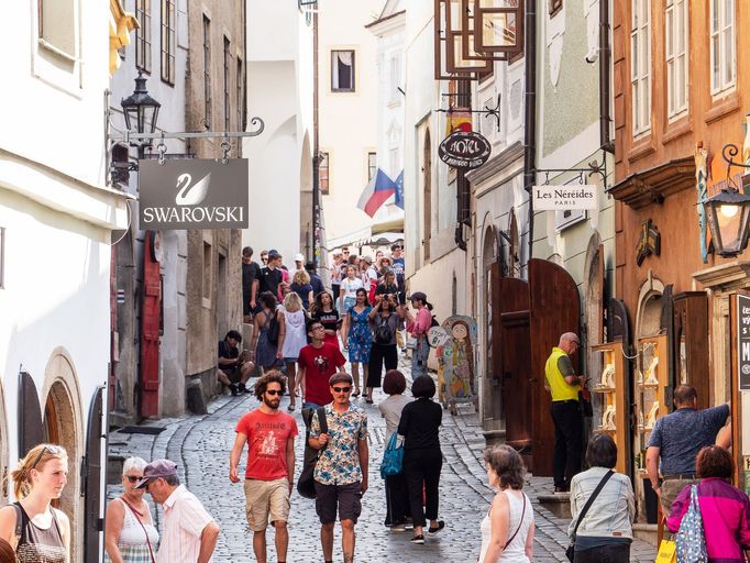 Český Krumlov a rodiny z Unes-co