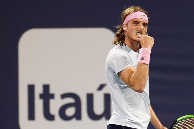 Stefanos Tsitsipas na turnaji v Miami