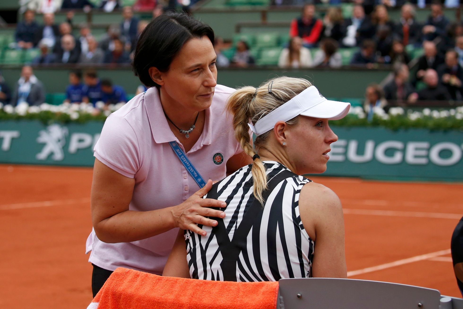 Angelique Kerberová v prvním kole French Open 2016