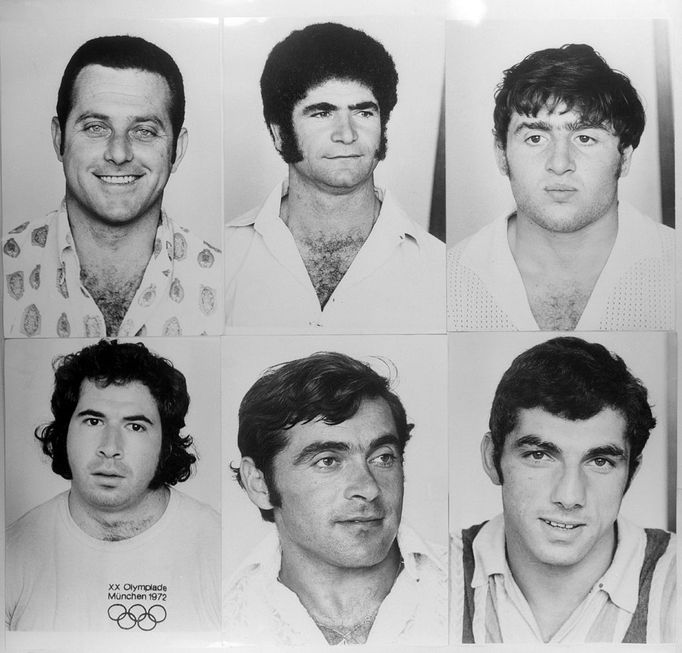 popis: K1055036 1972-09-09 00:00:00 09.09.1972 Munich GERMANY - SEPTEMBER 09: Six Of The Eleven Israeli Hostages Killed By The Palestinian "Black September" Cell At The 1972 Munich Olympic Games. (Photo by Keystone-France/Gamma-Keystone via Getty Images)