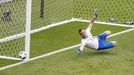 Austria's Aleksandar Dragovic misses a penalty