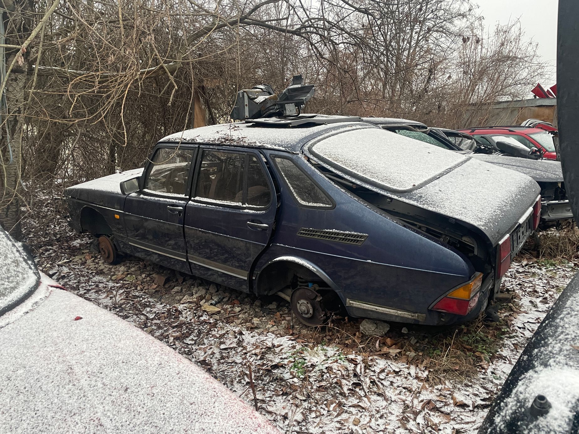 Saab Punk vrakoviště v Praze