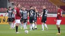 Sparta Praha - Dynamo České Budějovice, radost hostů