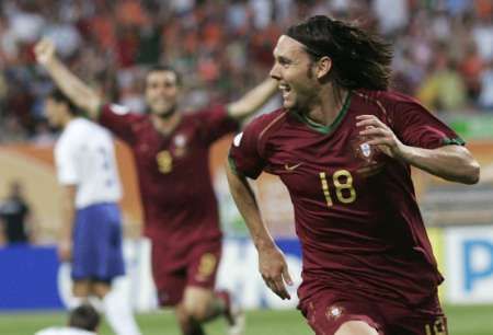 Portugalsko - Nizozemsko: Maniche slaví gól