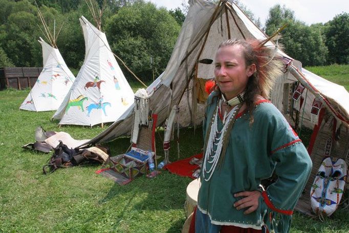 Indián Alexandr Danyluk přijel z polské Ratiboře do Bohušova ukázat bojová umění