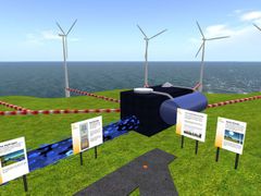 Vestenskov: větrné elektrárny vyrábí energii, která se využije v elektrolyzéru na výrobu vodíku