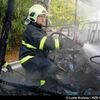 Požár autobusu ČM