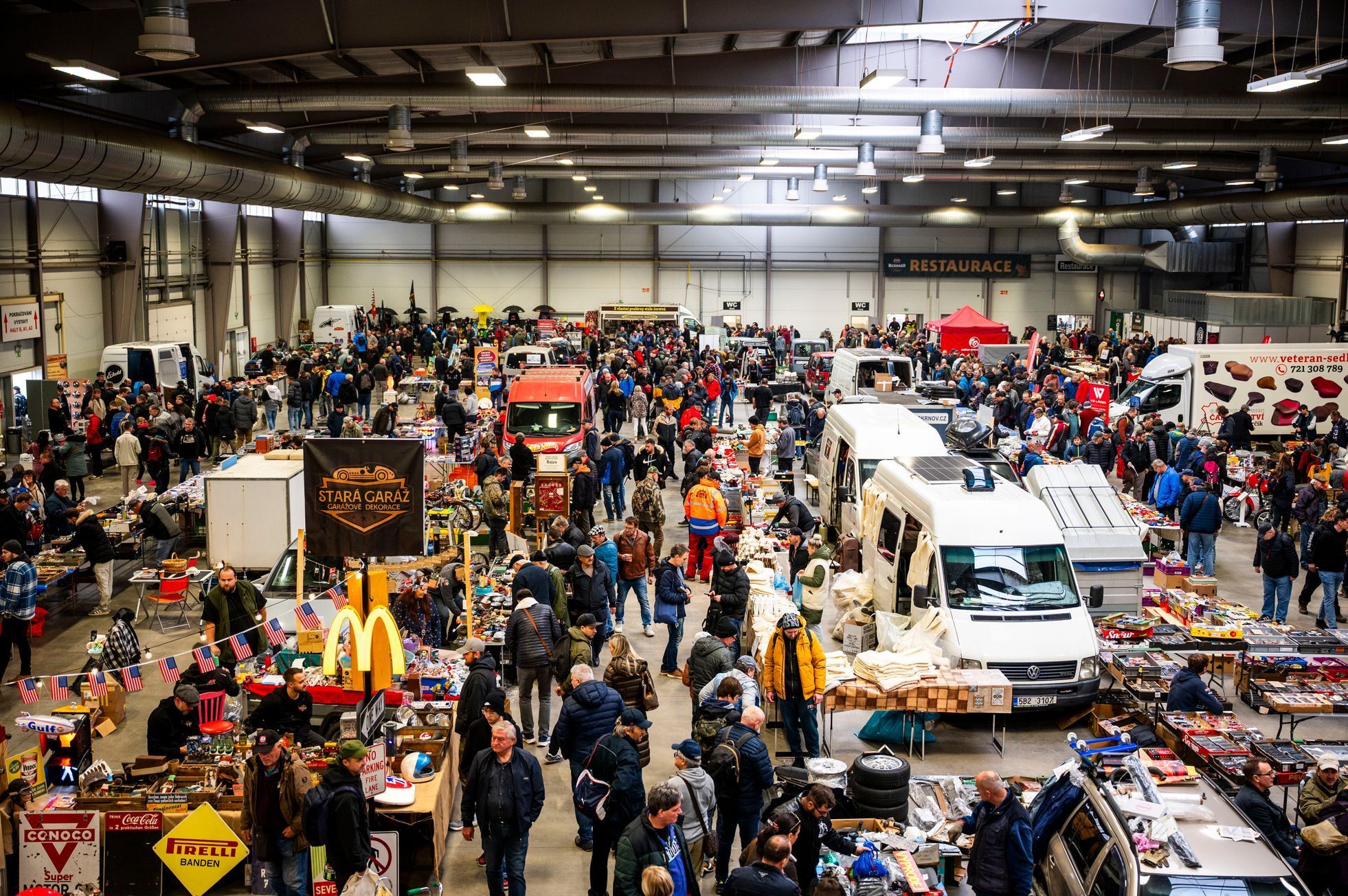 Aukce a burza Retro Garáž listopad 2025