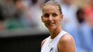 Karolína Plíšková, Aryna Sabalenková, semifinále Wimbledonu 2021