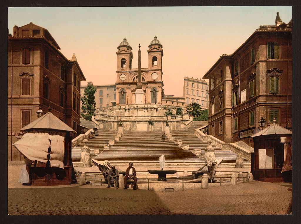 Řím na barevných fotkách starých 120 let