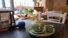 Vietnamský čaj a výzdoba restaurace Zô