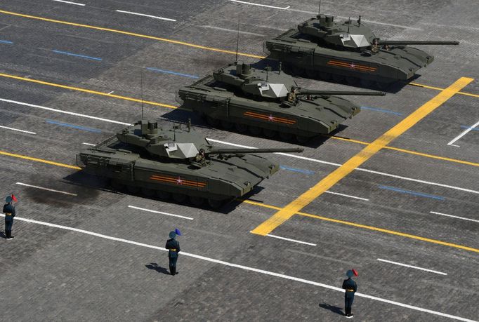 Ruský tank nové generace T-14 Armata.