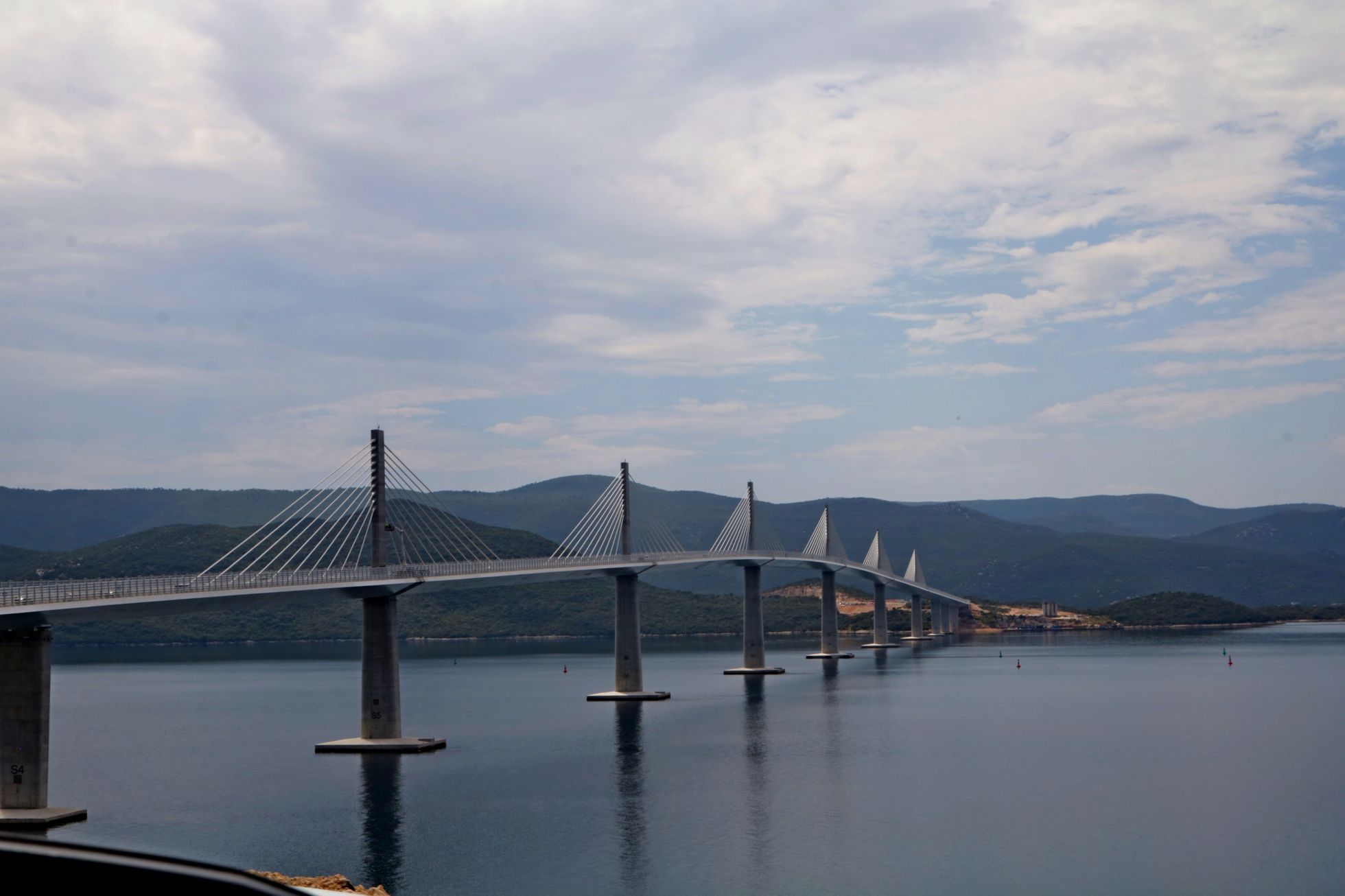 Reportáž Chorvatsko most Pelješac Hyundai Tucson srpen 2022