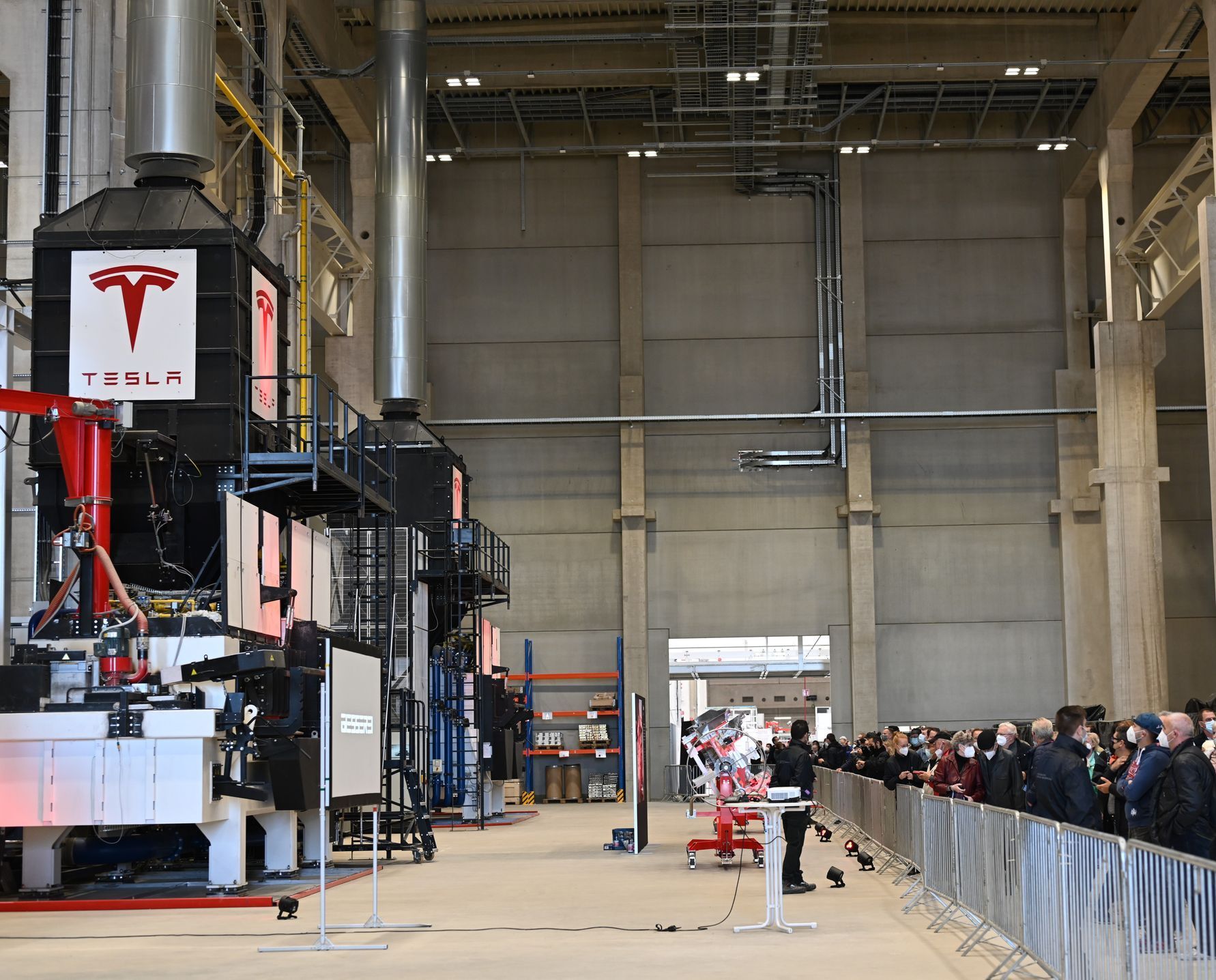 Tesla Gigafactory Berlín Giga Fest říjen 2021