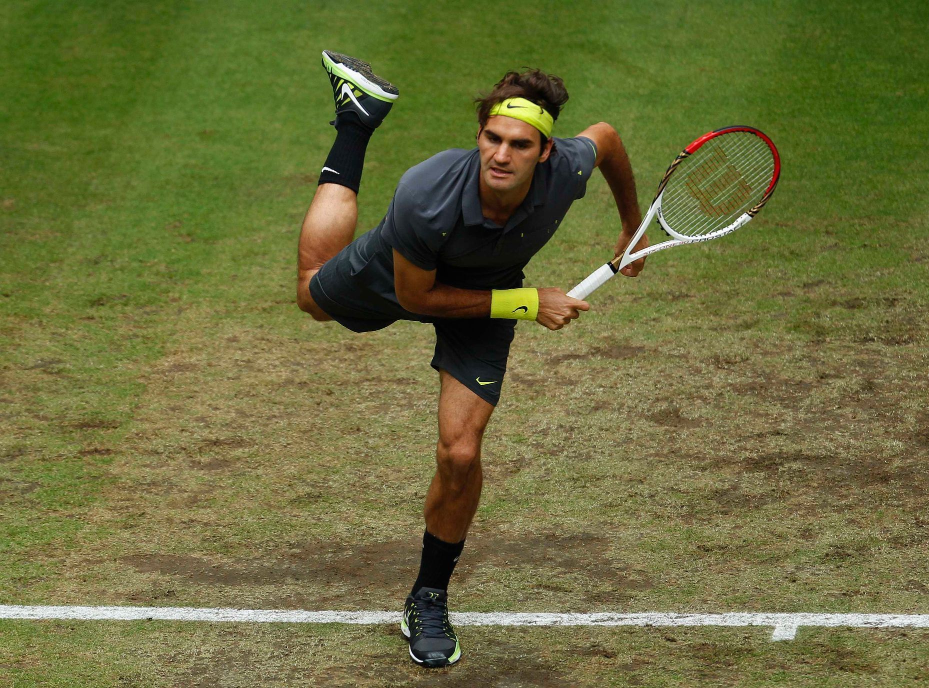 Roger Federer to na trávě stále umí, ostatně jak ukázal na turnaji v Halle