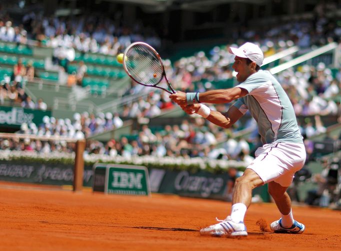 Novak Djokovič v semifinále French Open 2013