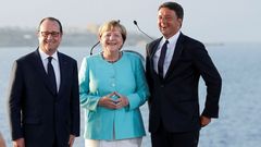 Angela Merkelové, Francois Hollande, Matteo Renzi