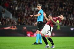 Spartě trefil solidní náskok do odvety Rrahmani, Baník srazil vlastní gól Chaluše