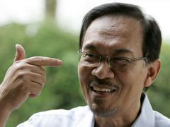 Vůdce malajsijské opoziční Strany lidové spravedlnosti (Keadilan) a někdejší vicepremiér Anwar Ibrahim