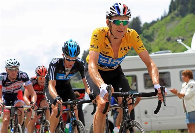 Bradley Wiggins opanoval Critérium du Dauphiné v roce 2012.