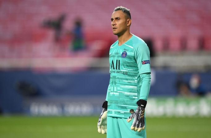 Keylor Navas ve finále LM Bayern Mnichov - Paris St. Germain