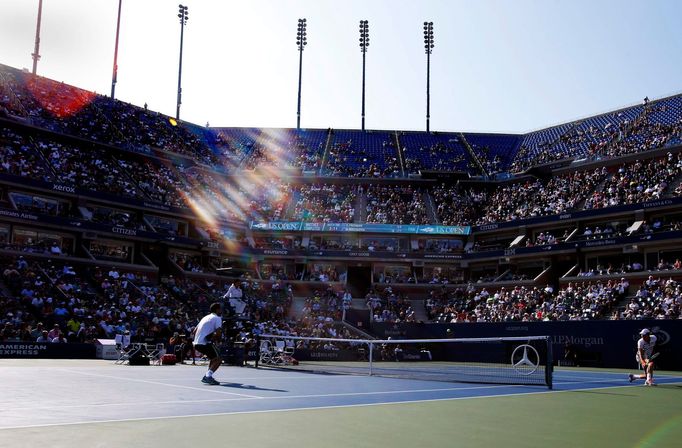 Tomáš Berdych a Marin Čilič na US Open 2014