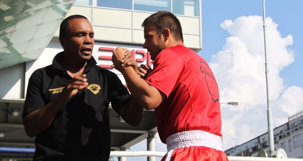 Sugar Ray Leonard a Štěpán Horváth