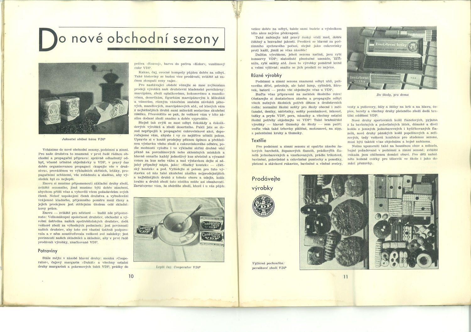 COOP 170 let - historie - časopis 1937 Do nové obchodní sezony