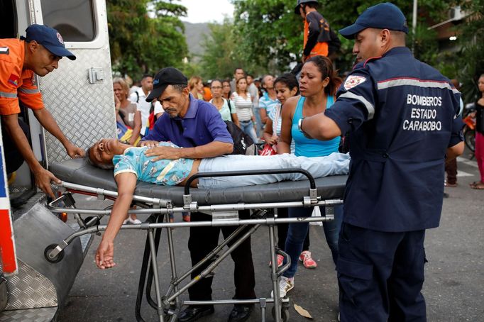 Nepokoje vězňů ve venezuelské Valencii, které si vyžádaly desítky mrtvých - březen 2018