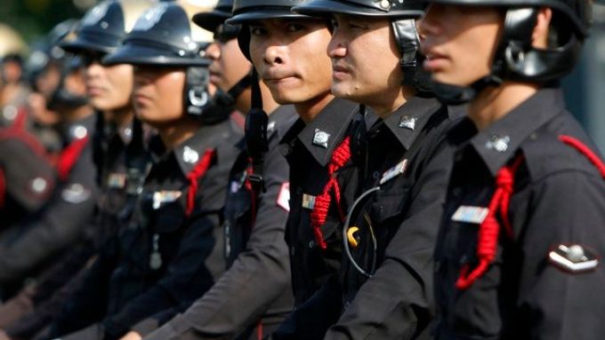 Thajská policie, ilustrační foto