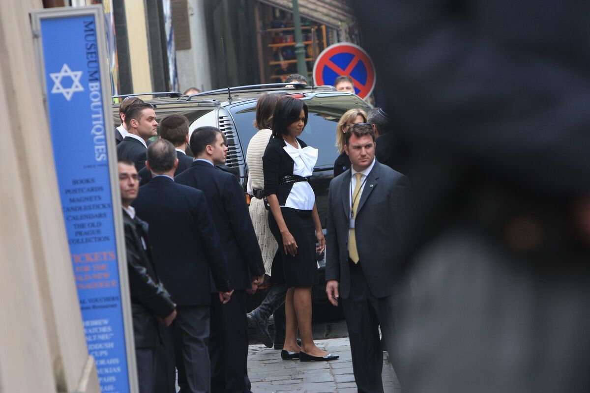 Michelle Obamová v Praze