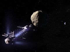 Gravitační tahač asteroidů.