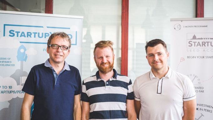 Část projektového týmu, zleva: Tomáš Wirth, Jan Wirth a Jan Havelka.