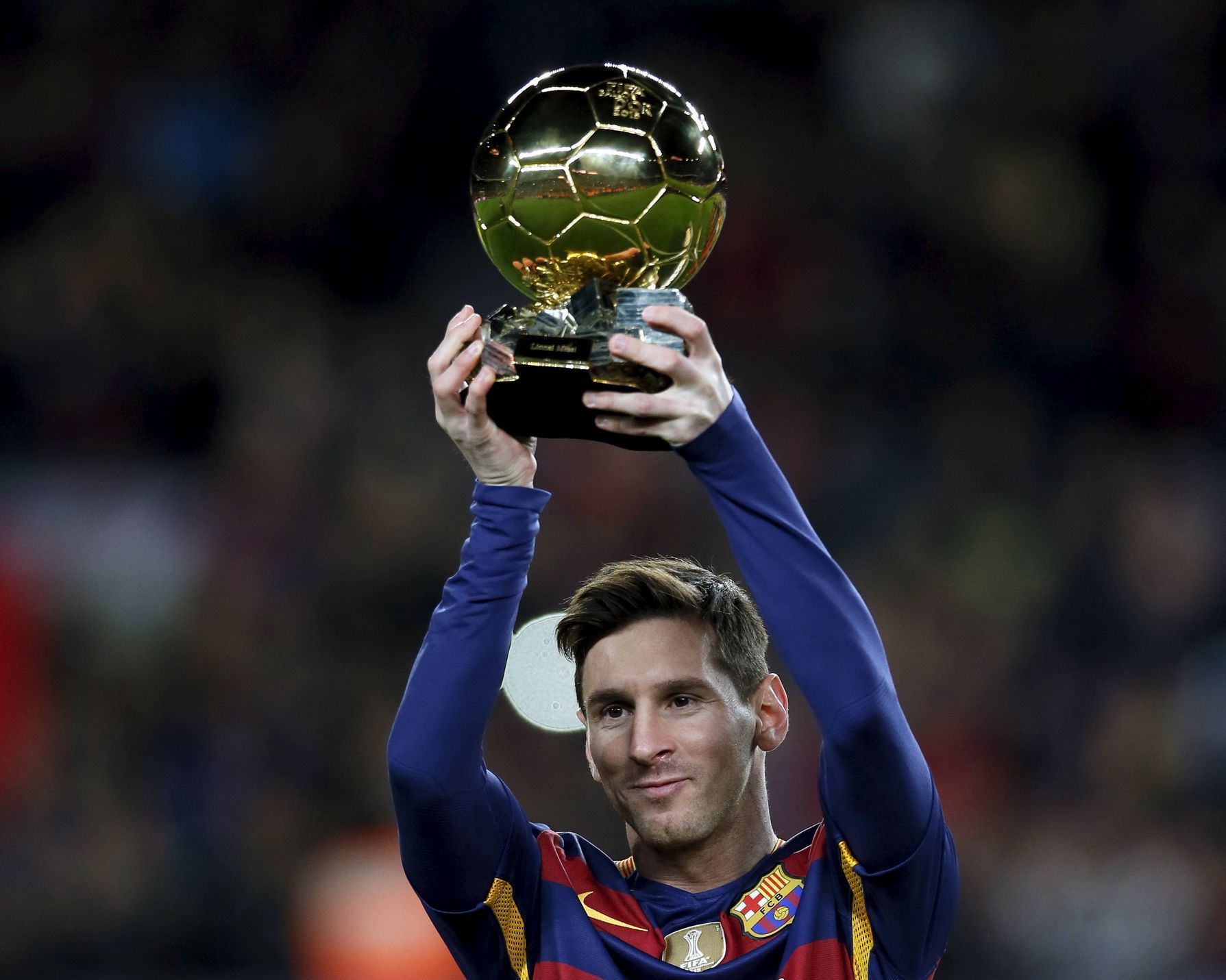 Lionel Messi se Zlatým míčem