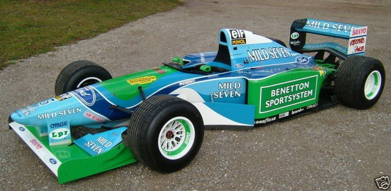 Mistrovské auto Michaela Schumachera, Benetton 1994.