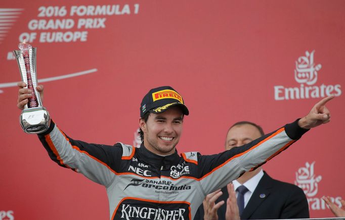 F1, VC Evropy v Baku 2016: Sergio Pérez, Force India