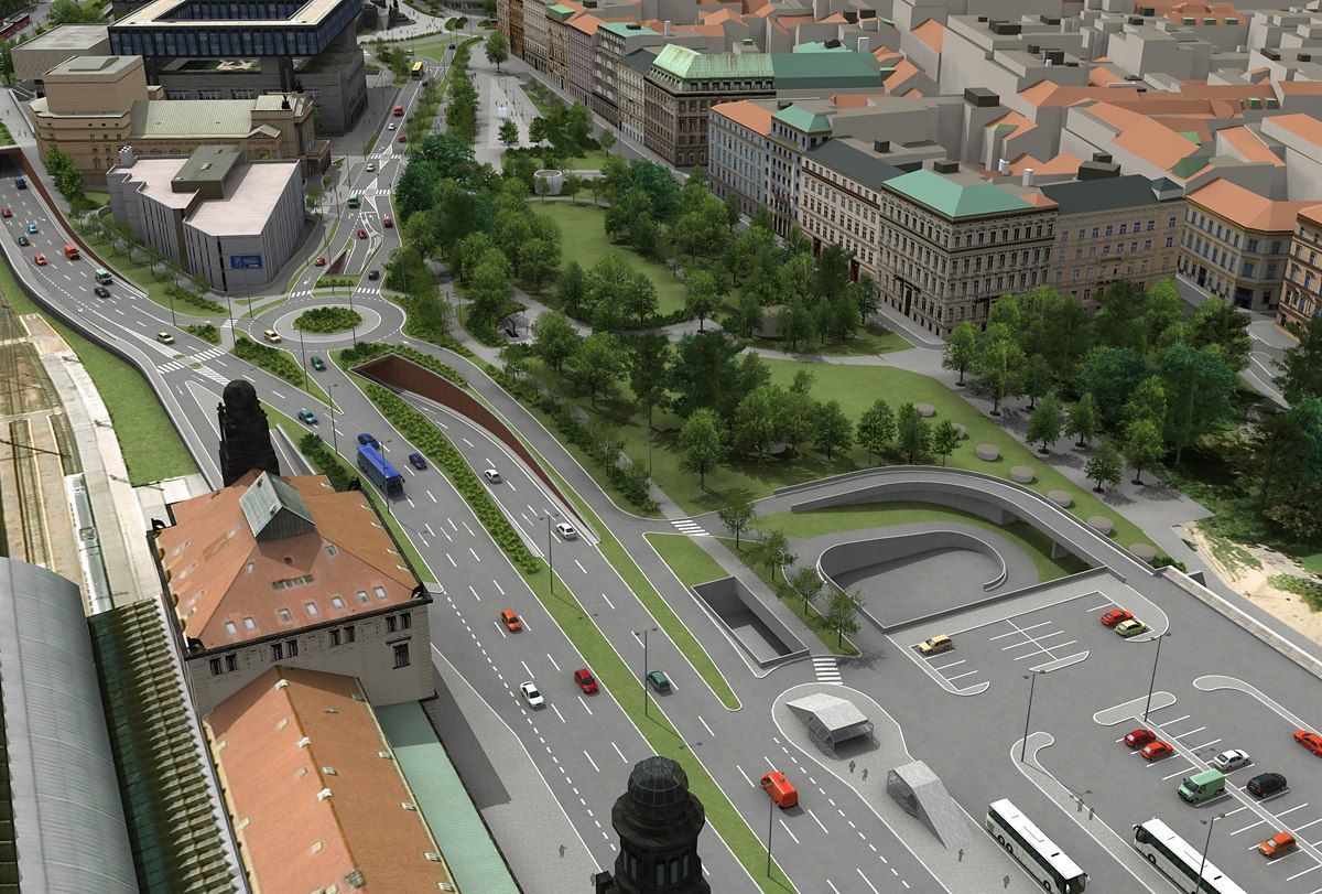 Praha - vizualizace