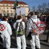 Demonstrace proti povinnému očkování