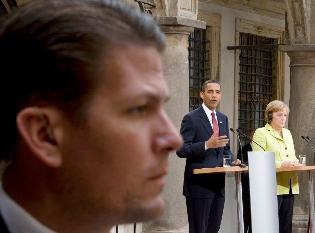 Obama v Německu