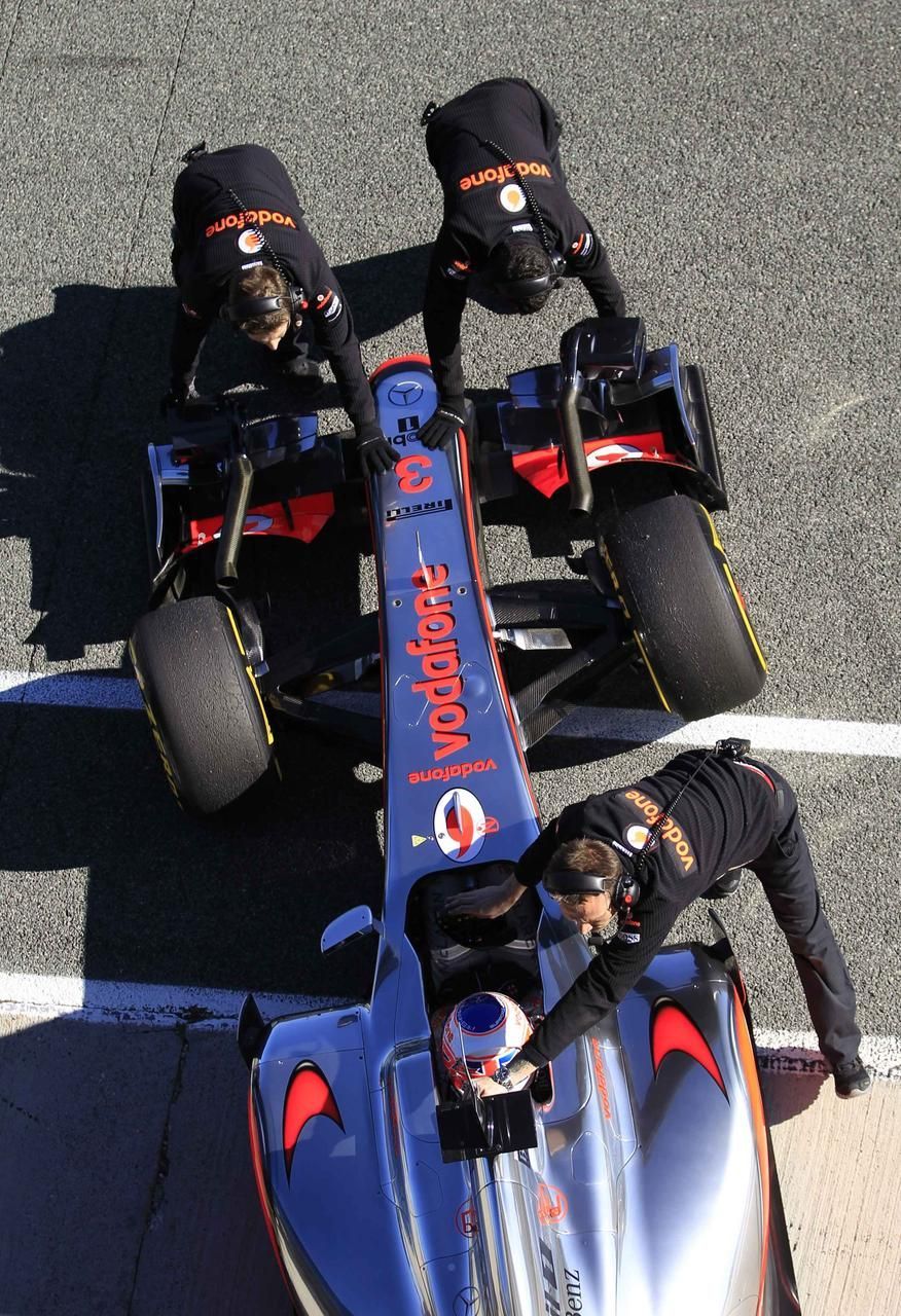 Testy F1 v Jerezu: Jenson Button