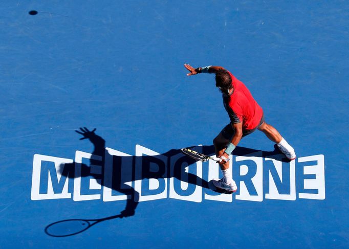 Rafael Nadal ve čtvrtfinále Australian Open 2014