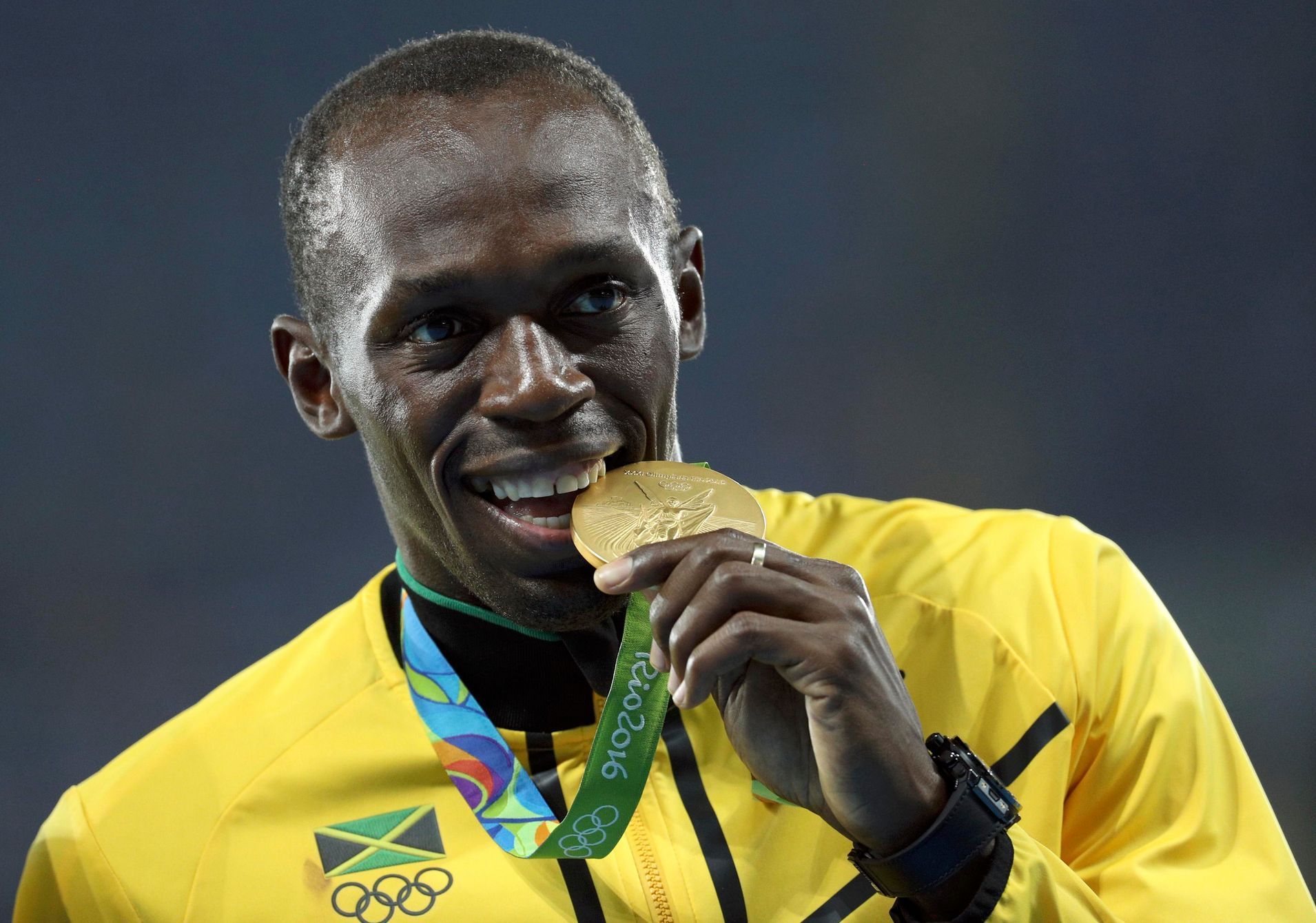 OH 2016, atletika – 4 × 100 m M: Usain Bolt.