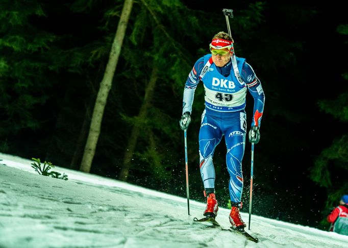 SP biatlon NMNM, sprint muži: Ondřej Moravec