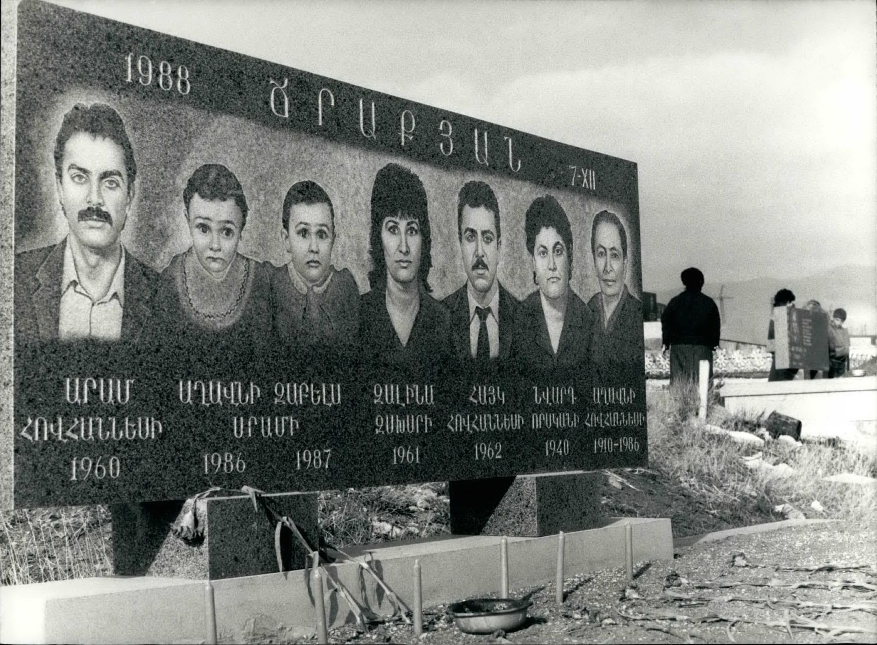 Fotogalerie / Tak v roce 1988 vypadalo děsivé zemětřesení v Armenii / ČTK