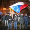 Demonstrace proti zvolení Ondráčka do čela komise pro GIBS