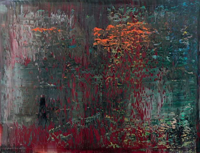 Gerhard Richter: A B, Svatý Jan, 1988, olej na plátně, 200 cm x 260 cm.