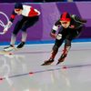 ZOH 2018, rychlobruslení 3000m Ž: Nikola Zdráhalová a Ťing Liou
